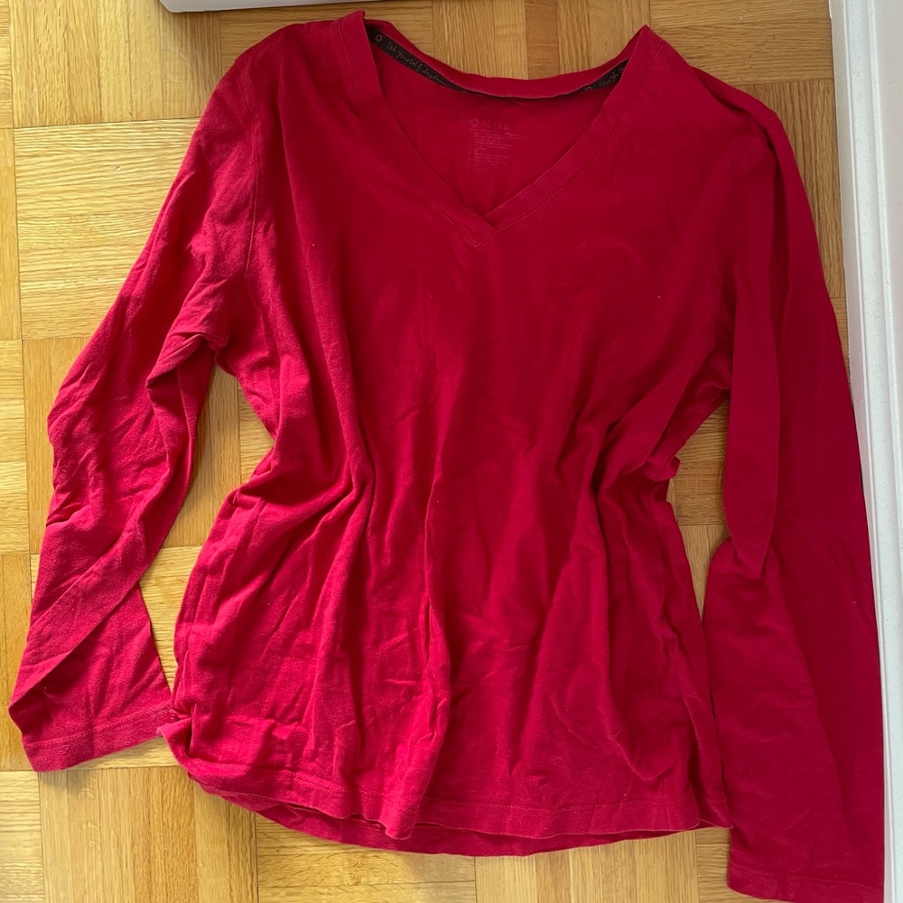 Long sleeve V-Neck Top